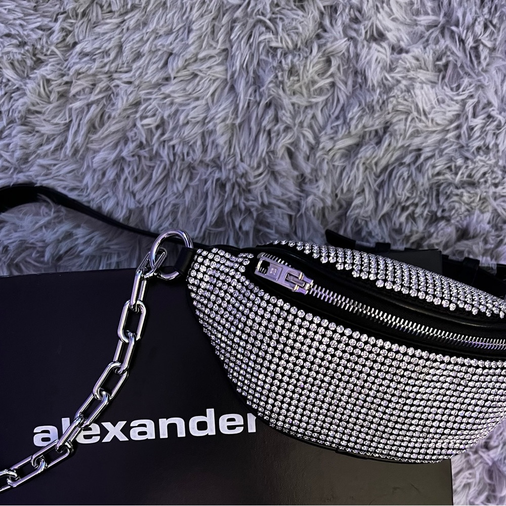Alexander Wang sparkly Attica mini crossbody